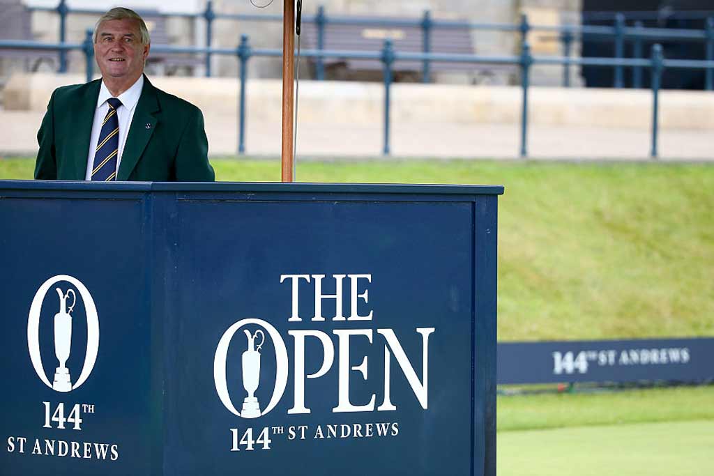 The Open announcer, Ivor Robson